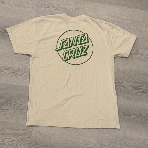 VTG Santa Cruz Y2K 2000s Tee Shirt Men's Size Large Brown Graphic Print - Picture 2 of 4